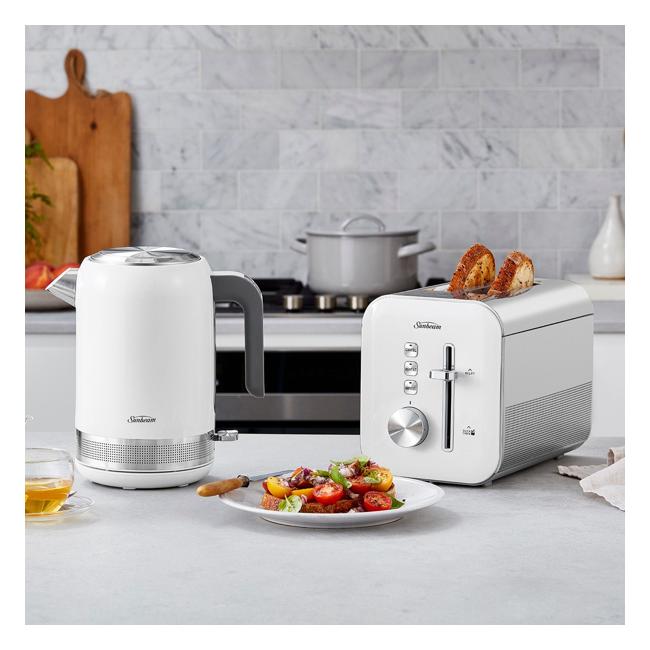 Sunbeam Simply Shine™ 2 Slice Toaster White TAP4002WH