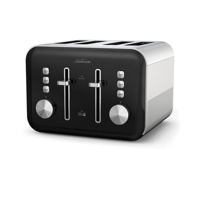 Sunbeam Simply Shine™ 4 Slice Toaster Black TAP4004BK...