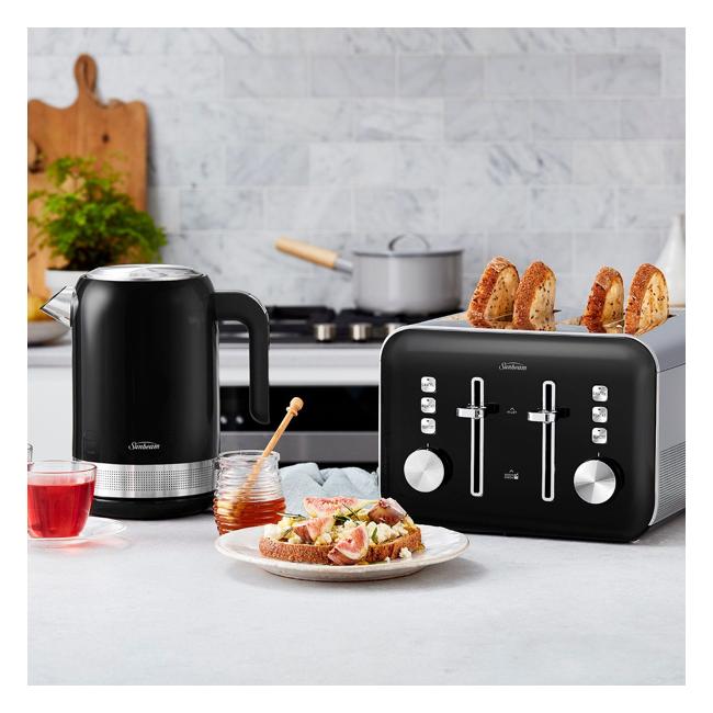 Sunbeam Simply Shine™ 4 Slice Toaster Black TAP4004BK...