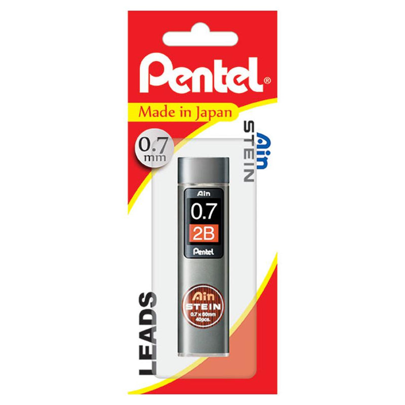 Pentel Ain Stein Leads 2B 0.7Mm Tube/40 Hangsell XC277-2B