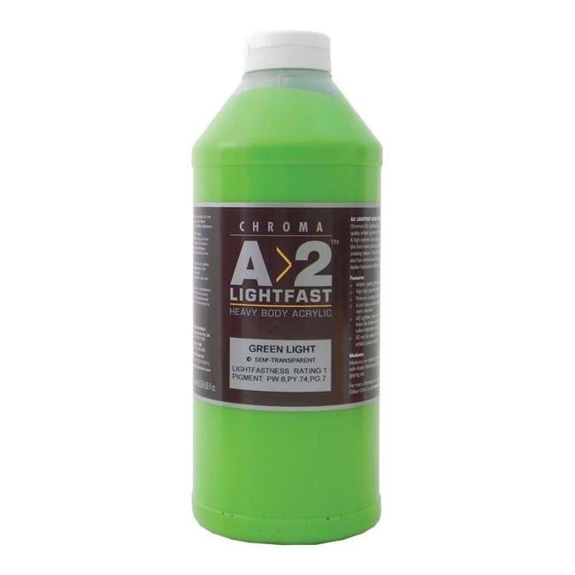 A2 Lightfast Heavybody Acrylic 1 Litre Light Green-Officecentre