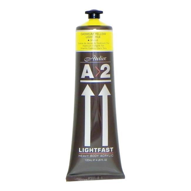 A2 Lightfast Heavybody Acrylic 120ml Cadmium Light Yellow-Officecentre
