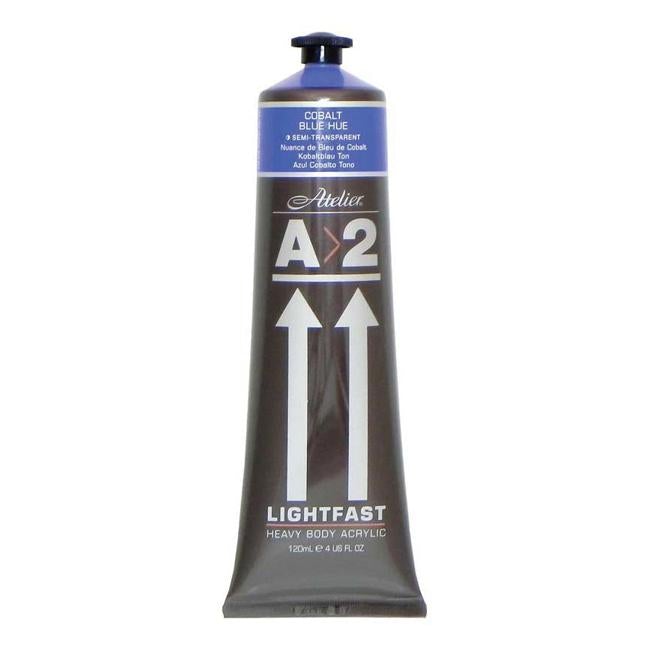 A2 Lightfast Heavybody Acrylic 120ml Cobalt Blue-Officecentre