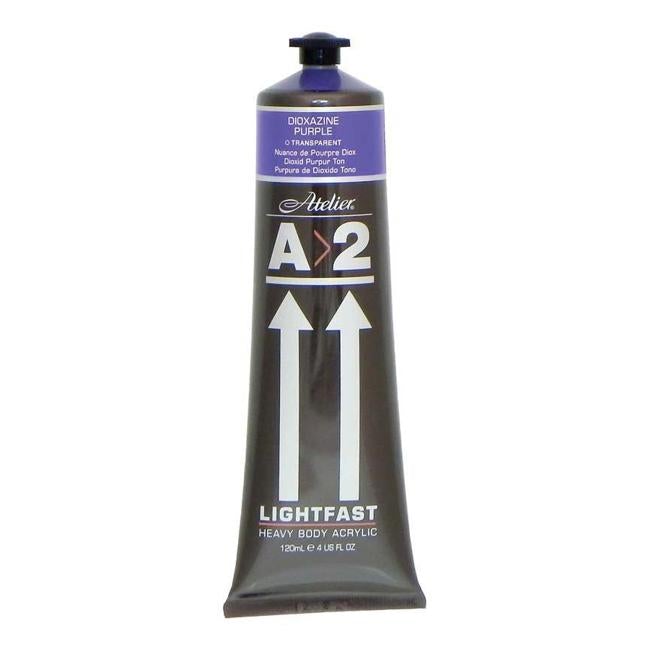 A2 Lightfast Heavybody Acrylic 120ml Dioxazine Purple-Officecentre