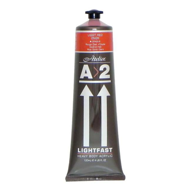 A2 Lightfast Heavybody Acrylic 120ml Light Red Oxide-Officecentre