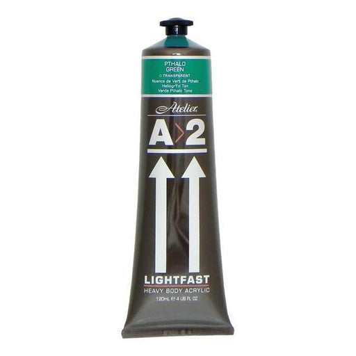 A2 Lightfast Heavybody Acrylic 120ml Pthalo Green-Officecentre