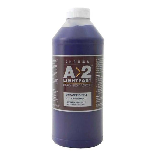 A2 Lightfast Heavybody Acrylic 1l Dioxazine Purple-Officecentre