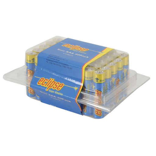 AAA Alkaline Batteries - 40 Bulk Pack-Officecentre