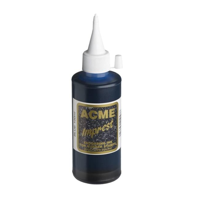 Acme Imprest Ink 100ml 7012 Blue-Officecentre