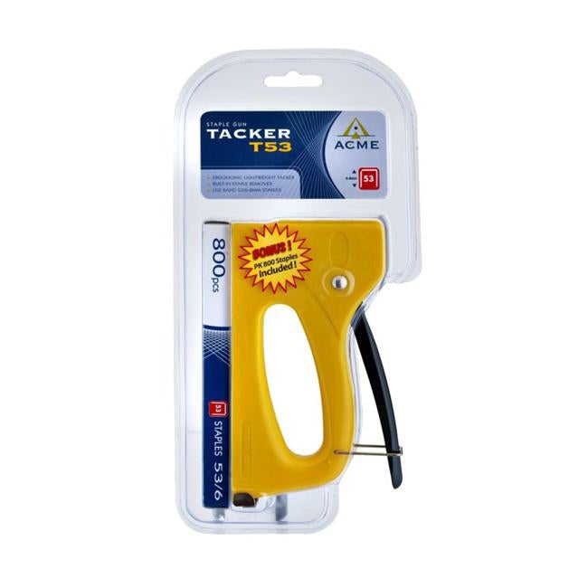 Pvc Tacker Acme T53 Lightweight Plastic Tacker — Officecentre