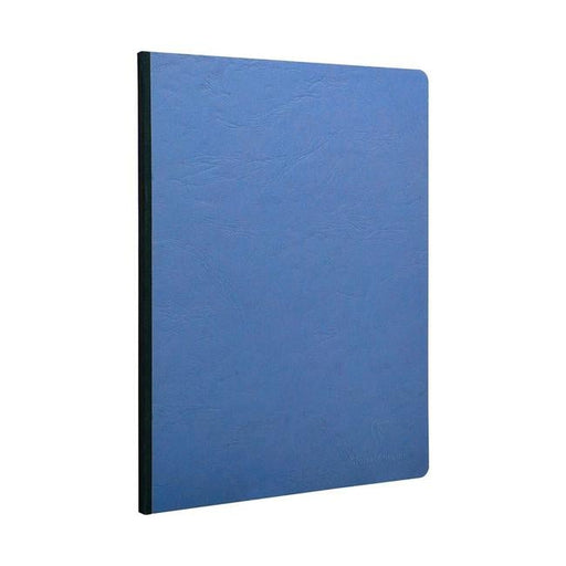 Age Bag Clothbound Notebook A4 Blank Blue-Officecentre