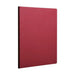 Age Bag Clothbound Notebook A4 Blank Red-Officecentre