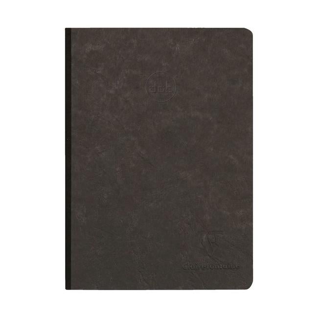 Age Bag Clothbound Notebook A5 Dotted Black-Officecentre