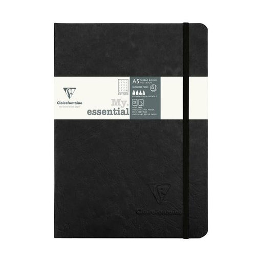 Age Bag My Essential Notebook A5 Dotted Black-Officecentre