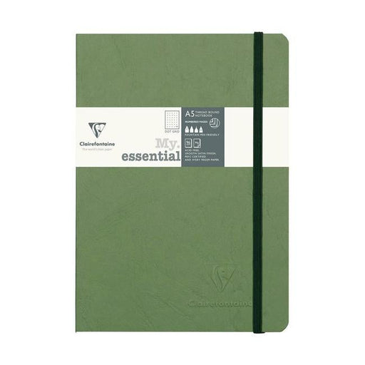Age Bag My Essential Notebook A5 Dotted Green-Officecentre
