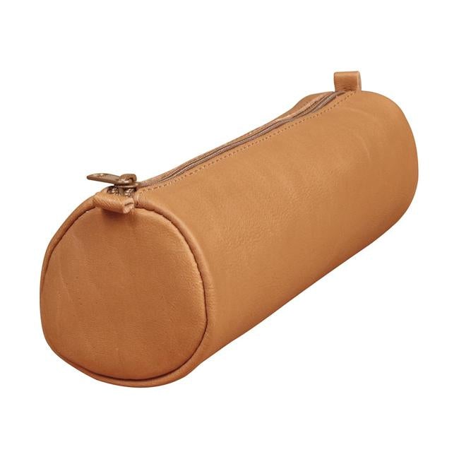 Age Bag Pencil Case Round Tan-Officecentre