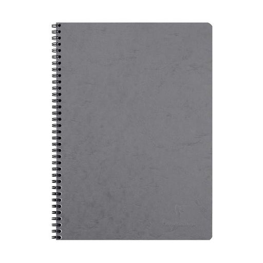 Age Bag Spiral Notebook A4 Lined Grey-Officecentre
