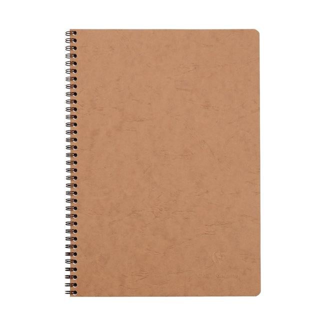 Age Bag Spiral Notebook A4 Lined Tobacco-Officecentre