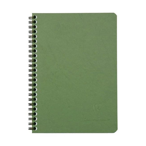 Age Bag Spiral Notebook A5 Lined Green-Officecentre