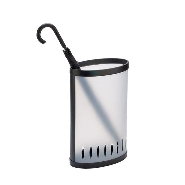 Alba umbrella bin frost / black-Officecentre