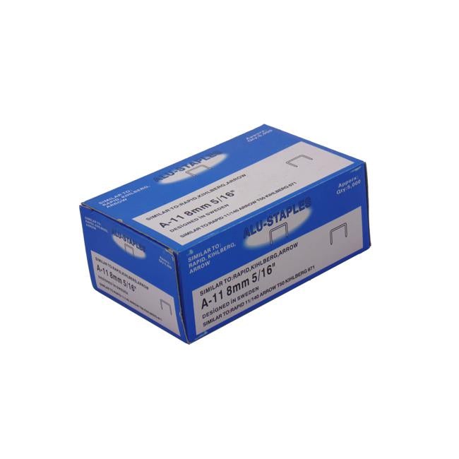 Aluminium Staples 140/8 5000pcs-Officecentre