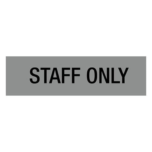 Apli self adhesive signs staff only pk 1-Officecentre