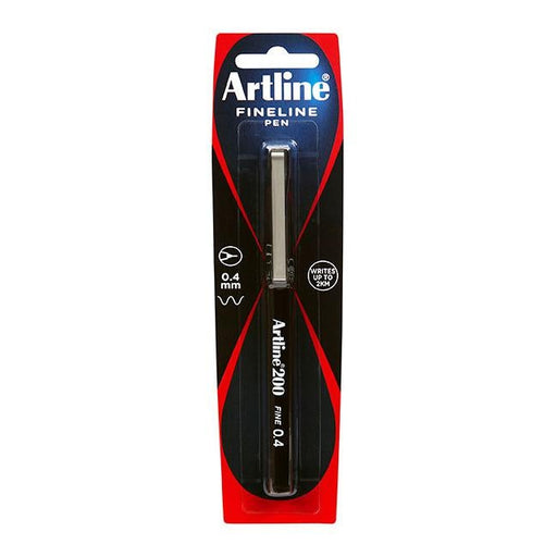 Artline 200 fineliner pen 0.4mm black hs-Officecentre