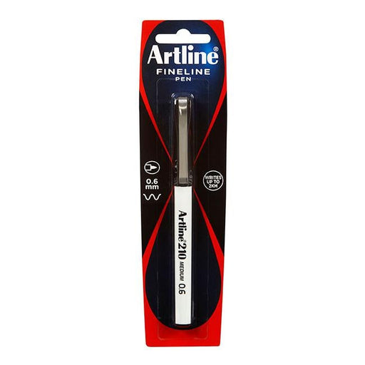 Artline 210 fineliner pen 0.6mm black hs-Officecentre