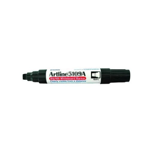 Artline 5109a whiteboard marker 10mm chisel nib black hs-Officecentre