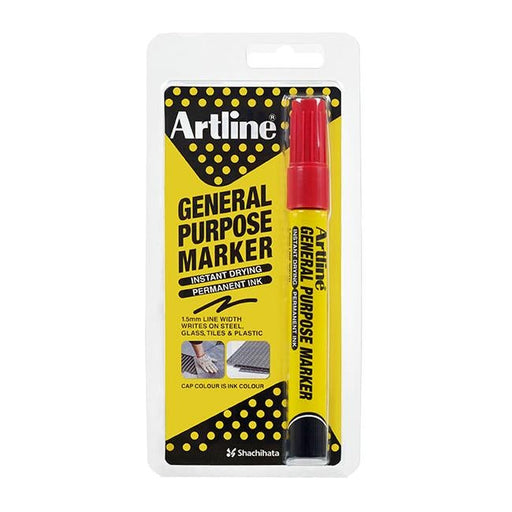 Artline general purpose permanent marker red hs-Officecentre