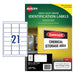 Avery Heavy Duty Id Label L7060 White 21 Up 25 Sheets Laser 63.5×38.1mm-Officecentre