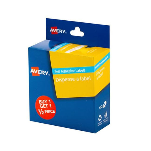 Avery Label Dispenser Buy 1 Get 1 1/2 Price 24mm 300 Pack-Officecentre