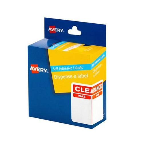 Avery Label Dispenser Clearance Was/Now 60x40mm 100 Pack-Officecentre