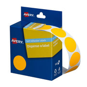 Avery Label Dispenser Dmc24fo Orange Fluoro Round 24mm 350 Pack-Officecentre