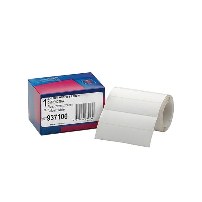 Avery Label Dispenser Dmr8924ra Address 89x24mm 250 Roll-Officecentre