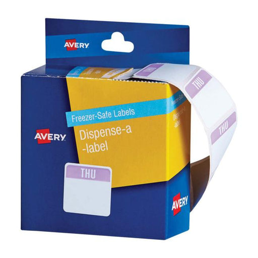 Avery Label Dispenser Thursday Freezer Safe 24×24 100 Pk-Officecentre