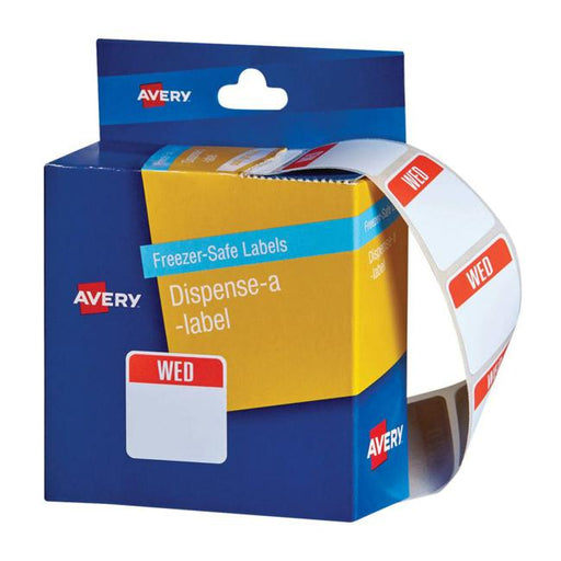 Avery Label Dispenser Wednsday Freezer Safe 24×24 100 Pk-Officecentre