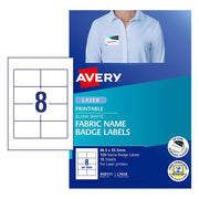 Avery Label Fabric Badge 80 Pack-Officecentre