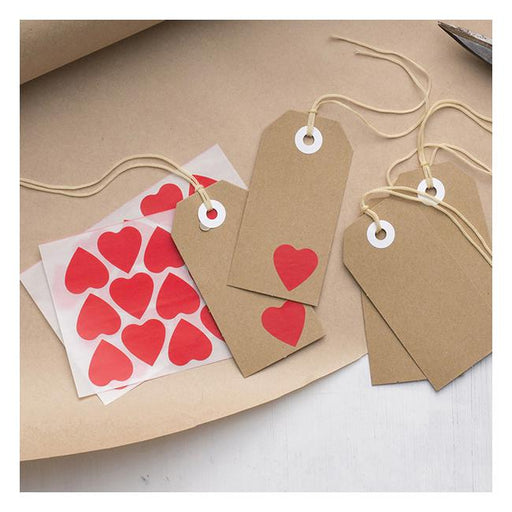 Avery Label Hearts Red Medium 30 Pack-Officecentre