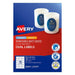 Avery Label L7101REV Oval White 18up 10 Sheets-Officecentre