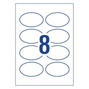 Avery Label L7127 Oval Glossy 9up 10 Sheets-Officecentre