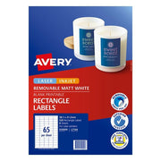 Avery Label L7144 38x21mm 65up 8 Sheets-Officecentre