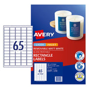 Avery Label L7144 38x21mm 65up 8 Sheets-Officecentre