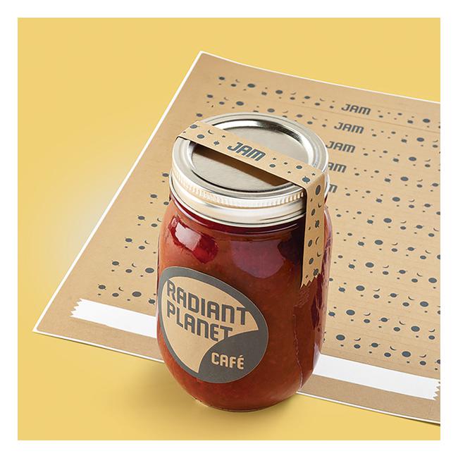 Avery Label L7145 Wrapround Kraft Inkjet 190x16mm 12up 15 Sheets Laser-Officecentre