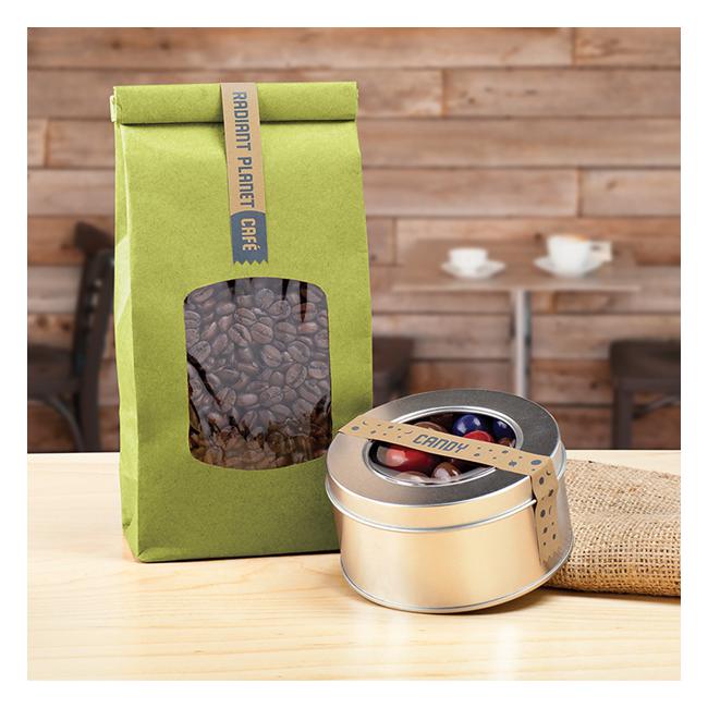 Avery Label L7145 Wrapround Kraft Inkjet 190x16mm 12up 15 Sheets Laser-Officecentre