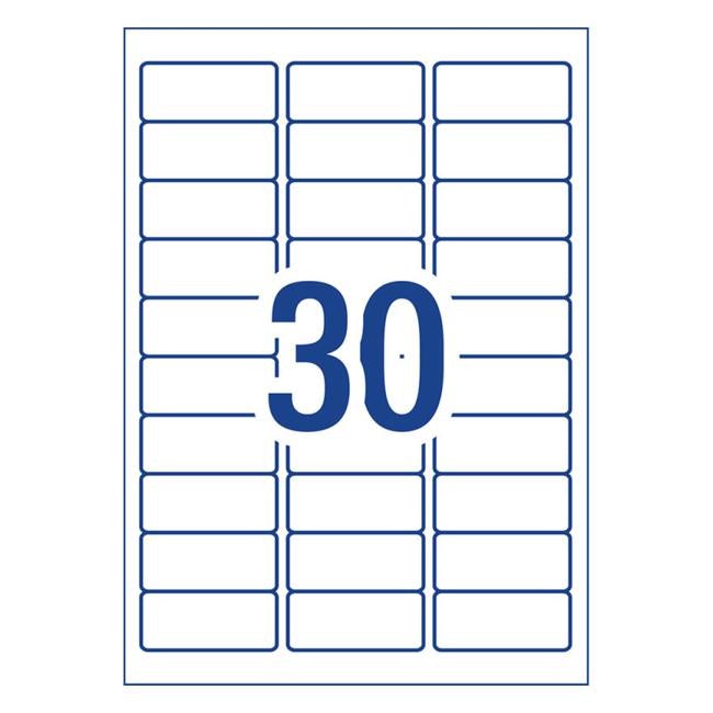 Avery Label L7158 General Use 64×26.7mm 100 Sheets-Officecentre