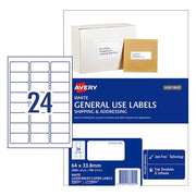 Avery Label L7159 General Use 64×33.8mm 100 Sheets-Officecentre