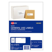 Avery Label L7159 General Use 64×33.8mm 100 Sheets-Officecentre