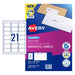 Avery Label L7160-20 Laser 21up 20 Sheets-Officecentre