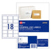 Avery Label L7161 General Use A4 18/Sheet 100 Sheets-Officecentre